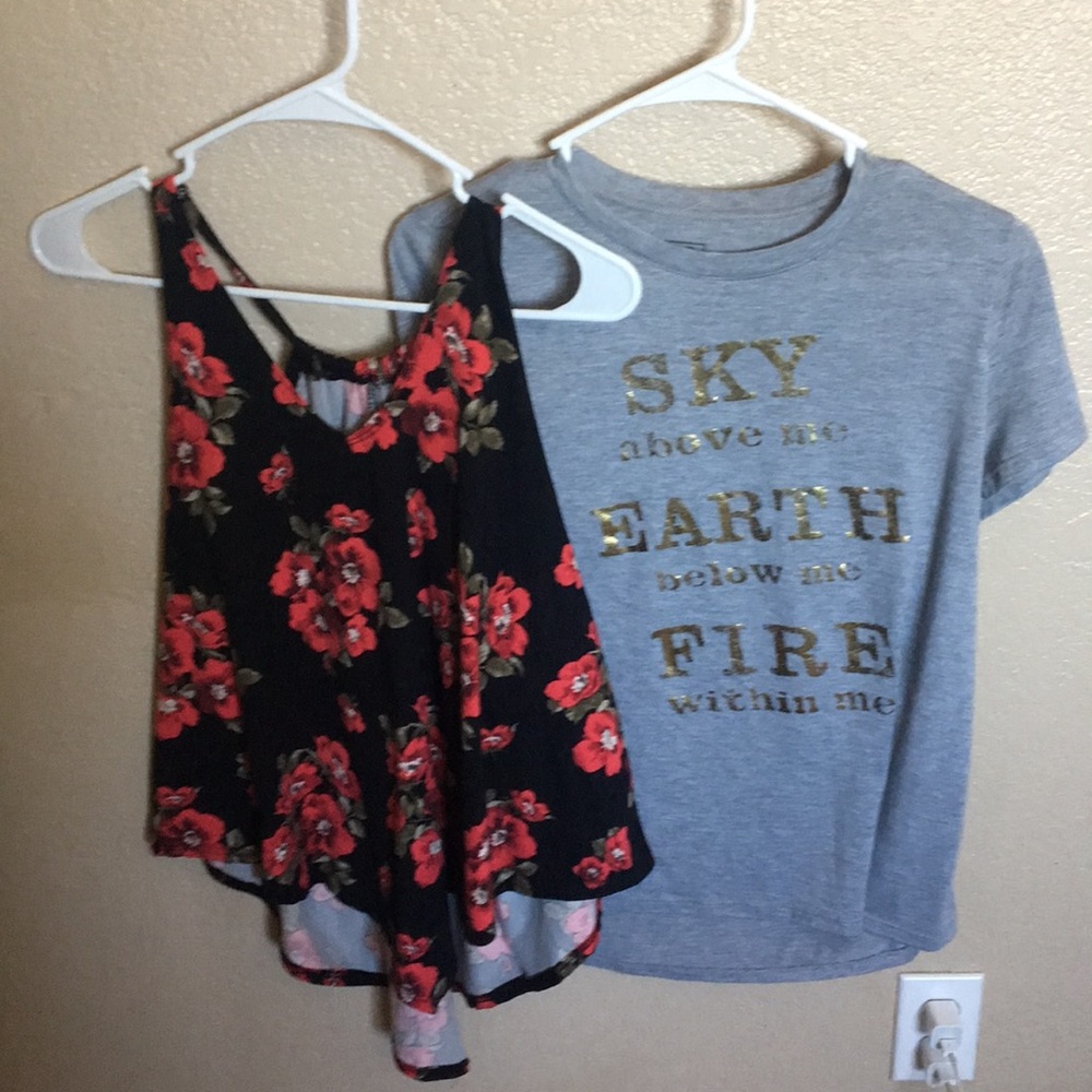 Two short sleeve shirts